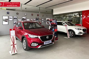 khu vực trưng bày xe mg đông sài gòn