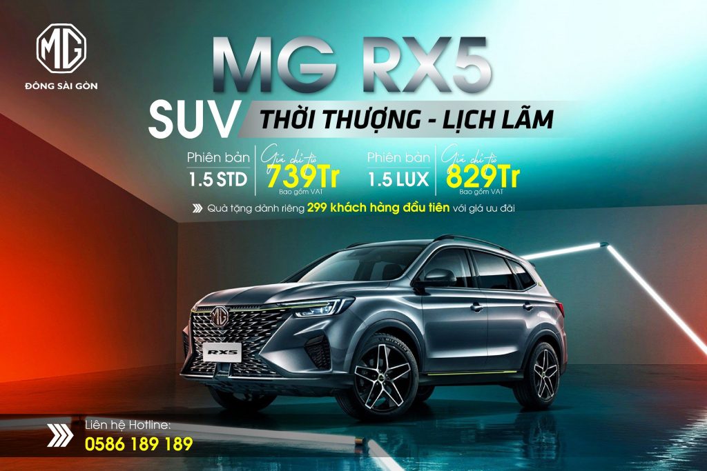 MG RX5 Giá Từ 739 Triệu